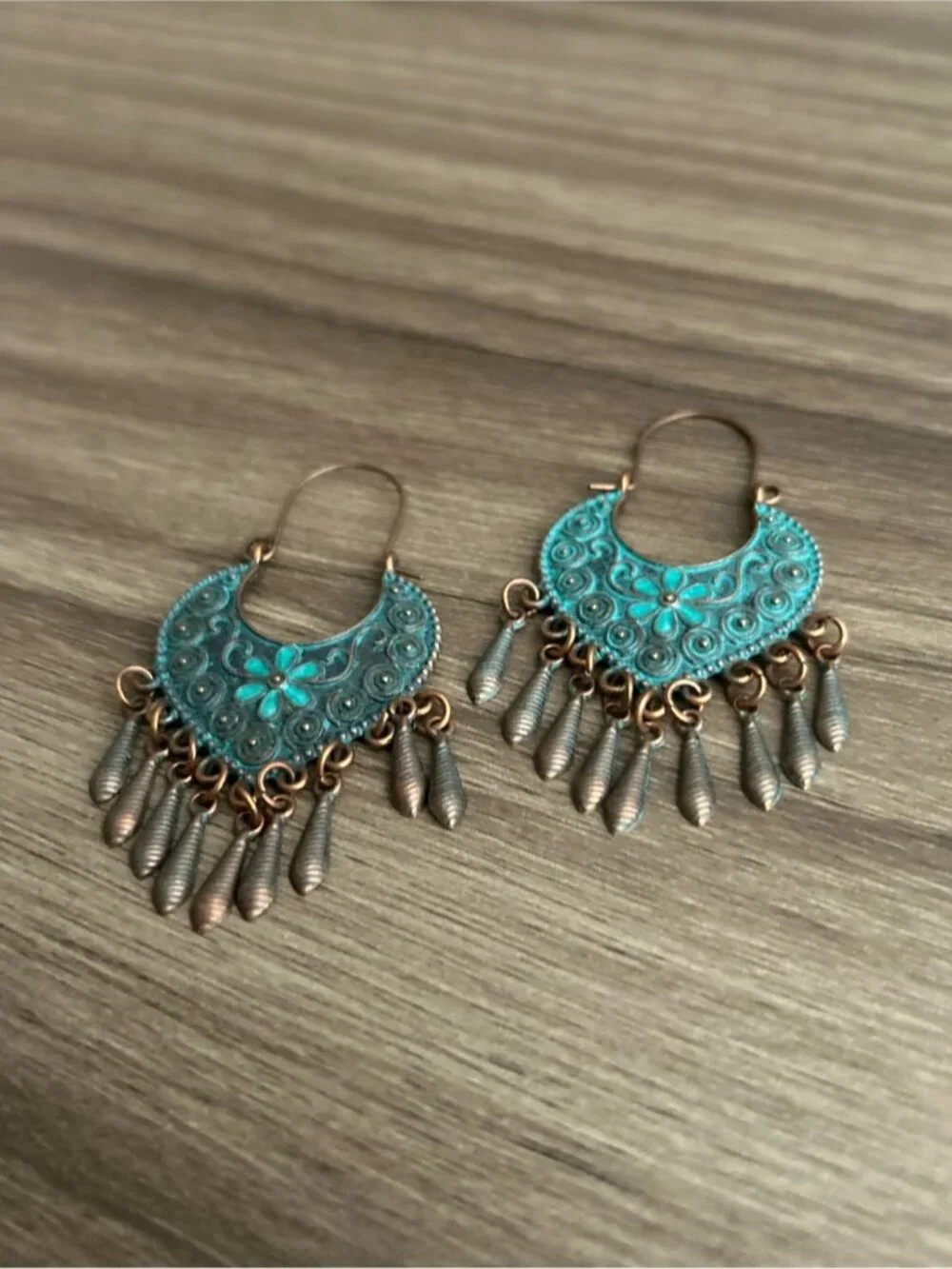 Boho hoop earrings Q1315